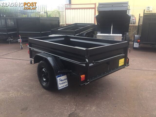 7Ã4 BOX TRAILER HIGH SIDE - photo 4 of 5