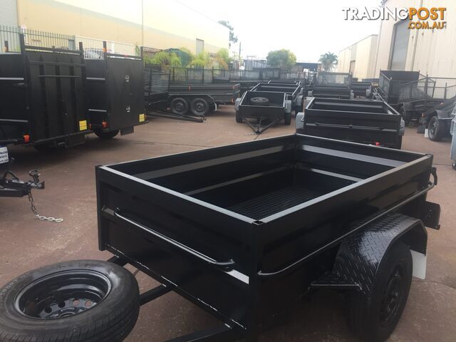 7Ã4 BOX TRAILER HIGH SIDE - photo 3 of 5