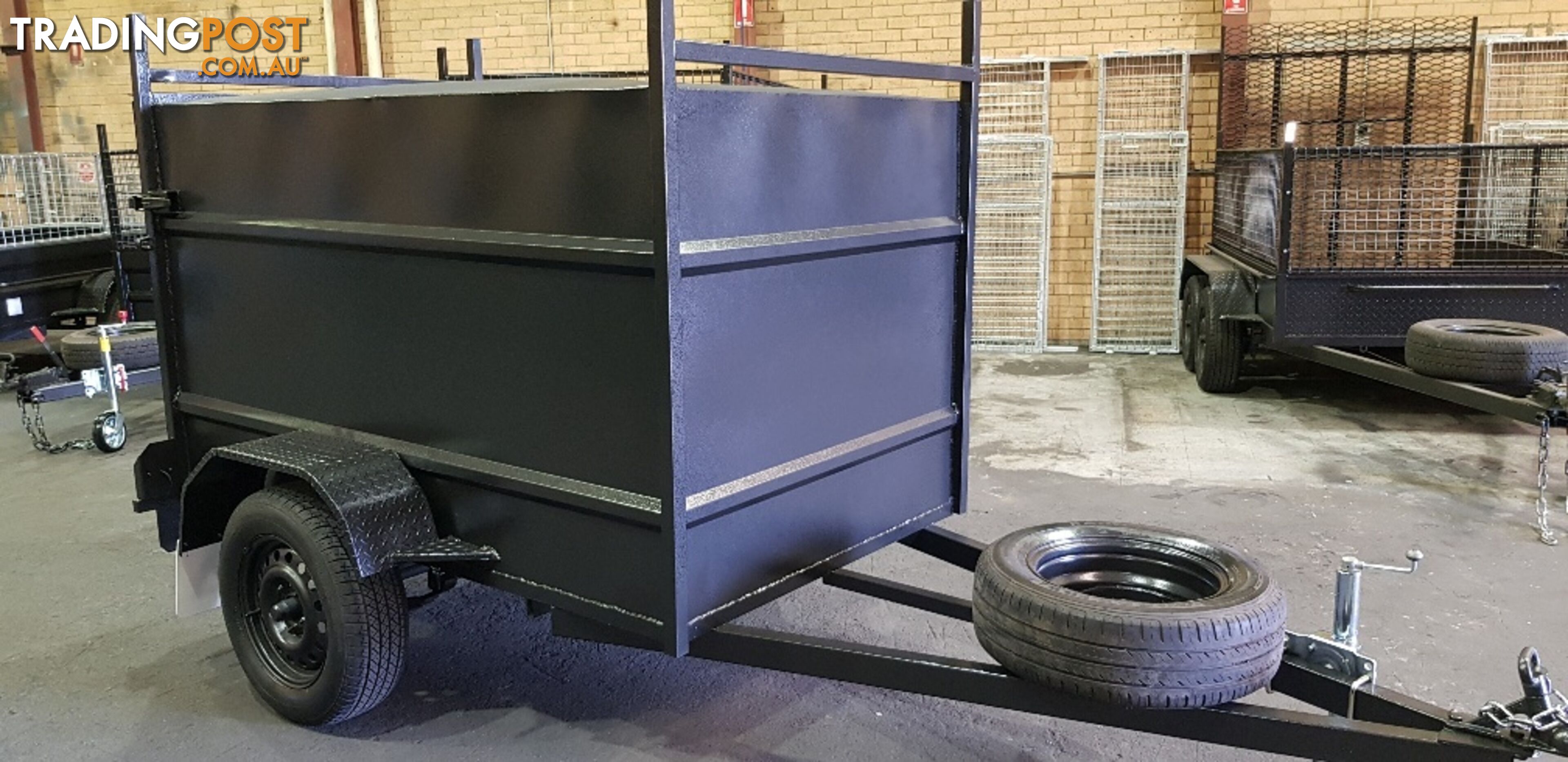 7Ã4 ENCLOSED TRAILER 750KG GVM WITH RAMP