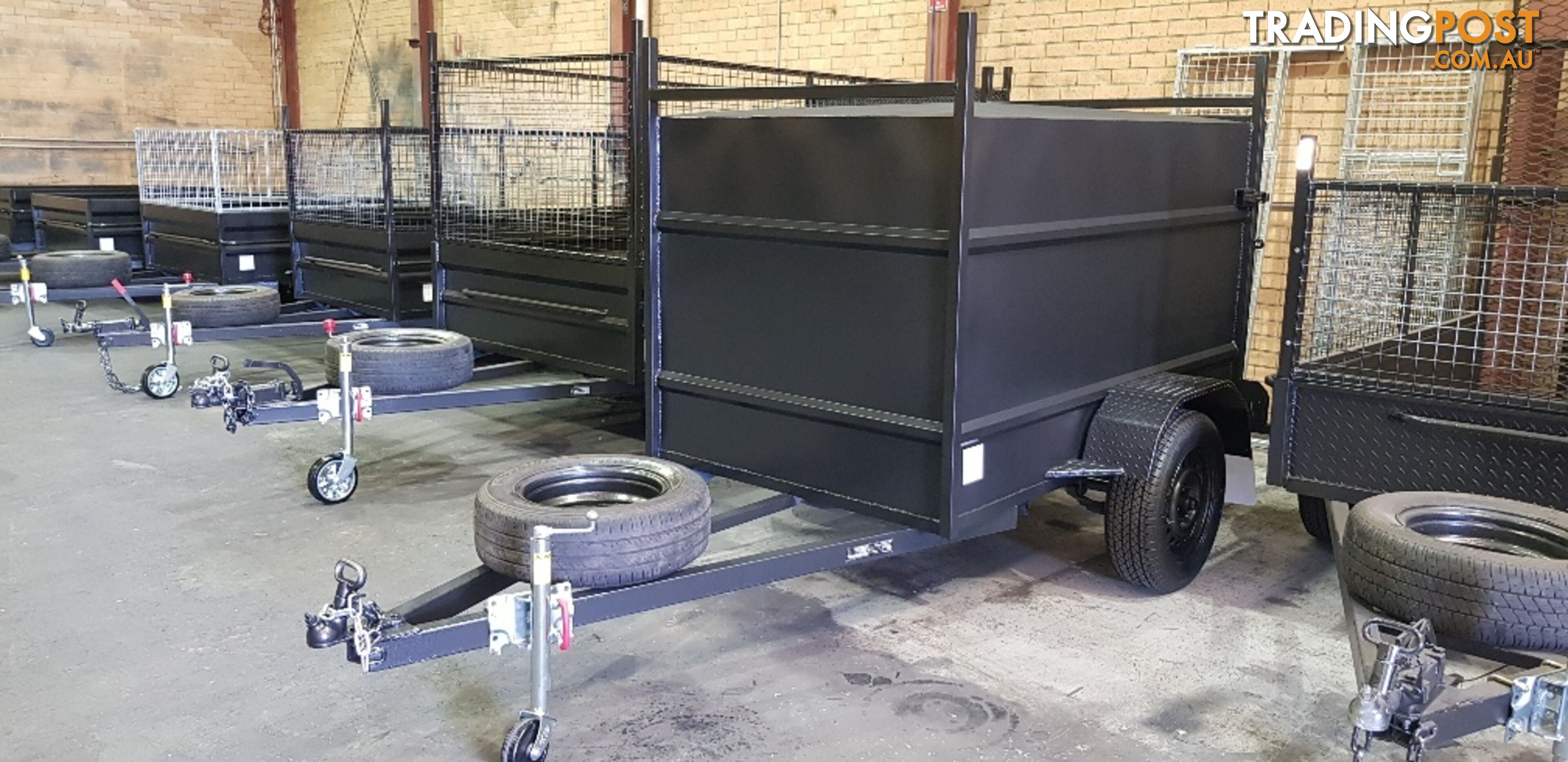 7Ã4 ENCLOSED TRAILER 750KG GVM WITH RAMP