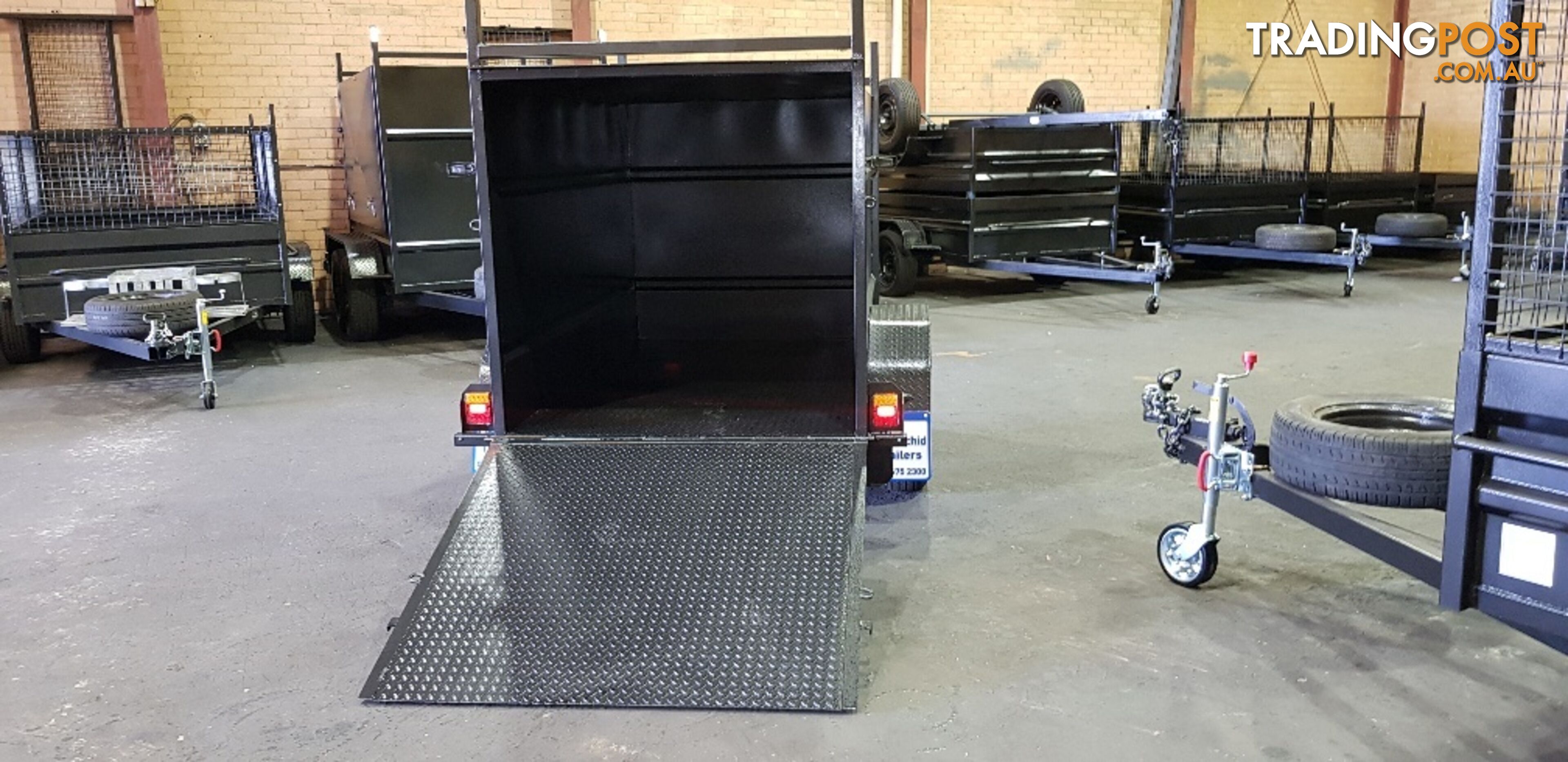 7Ã4 ENCLOSED TRAILER 750KG GVM WITH RAMP