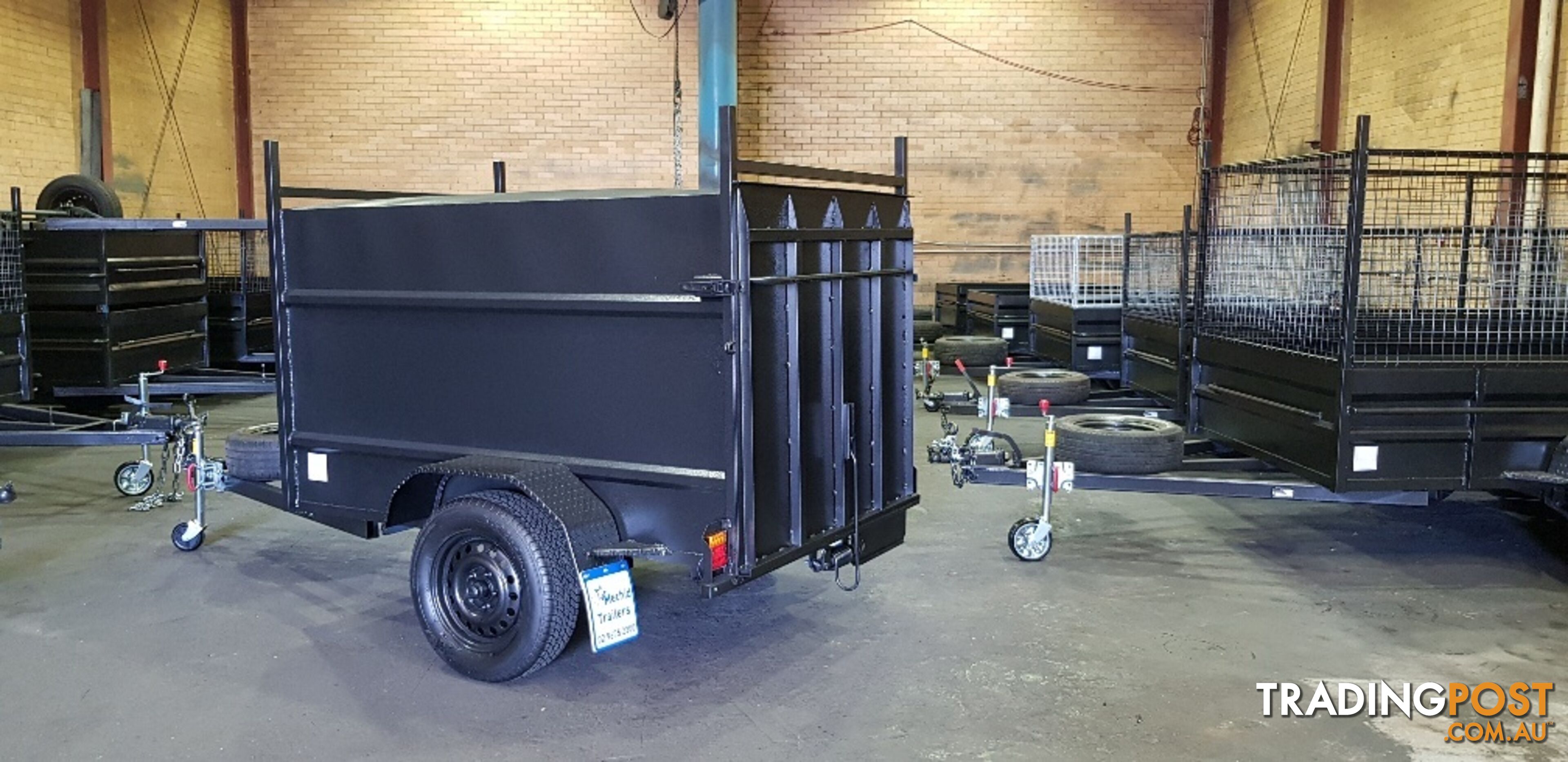 7Ã4 ENCLOSED TRAILER 750KG GVM WITH RAMP