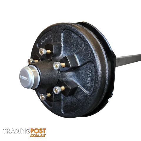 ELECTRIC DRUM 2T BRAKED AXLE 2000KG RATED 50MM SQUARE