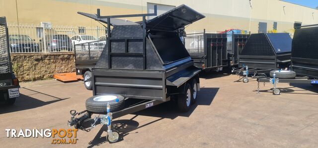 8Ã5 TRADIE TRAILER WITH 2 LIFT UP DOORS - photo 2 of 21