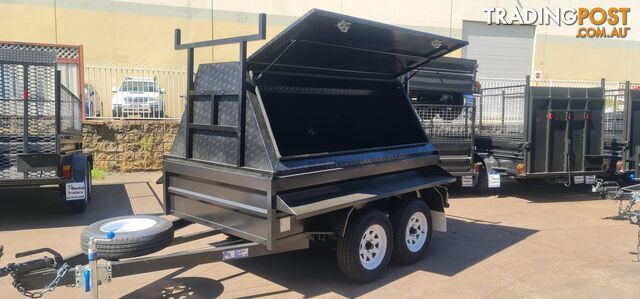 8Ã5 TRADIE TRAILER WITH 2 LIFT UP DOORS - photo 5 of 21