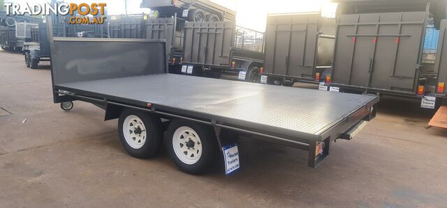 12Ã7 TABLE TOP TRAILER 2800KGS GVM WITH ELECTRIC BRAKES ON FOUR WHEELS - photo 4 of 25