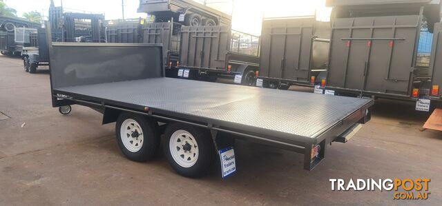 12Ã7 TABLE TOP TRAILER 2800KGS GVM WITH ELECTRIC BRAKES ON FOUR WHEELS - photo 5 of 25