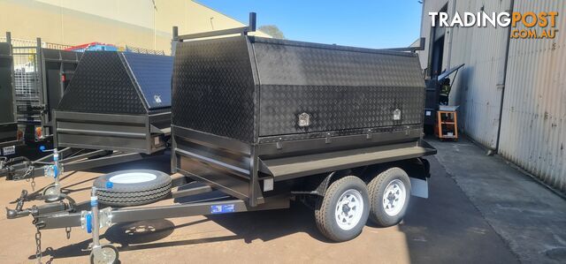 8Ã5 TRADIE TRAILER WITH 3 LIFT UP DOORS - photo 3 of 24