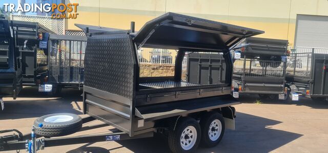 8Ã5 TRADIE TRAILER WITH 3 LIFT UP DOORS - photo 2 of 24
