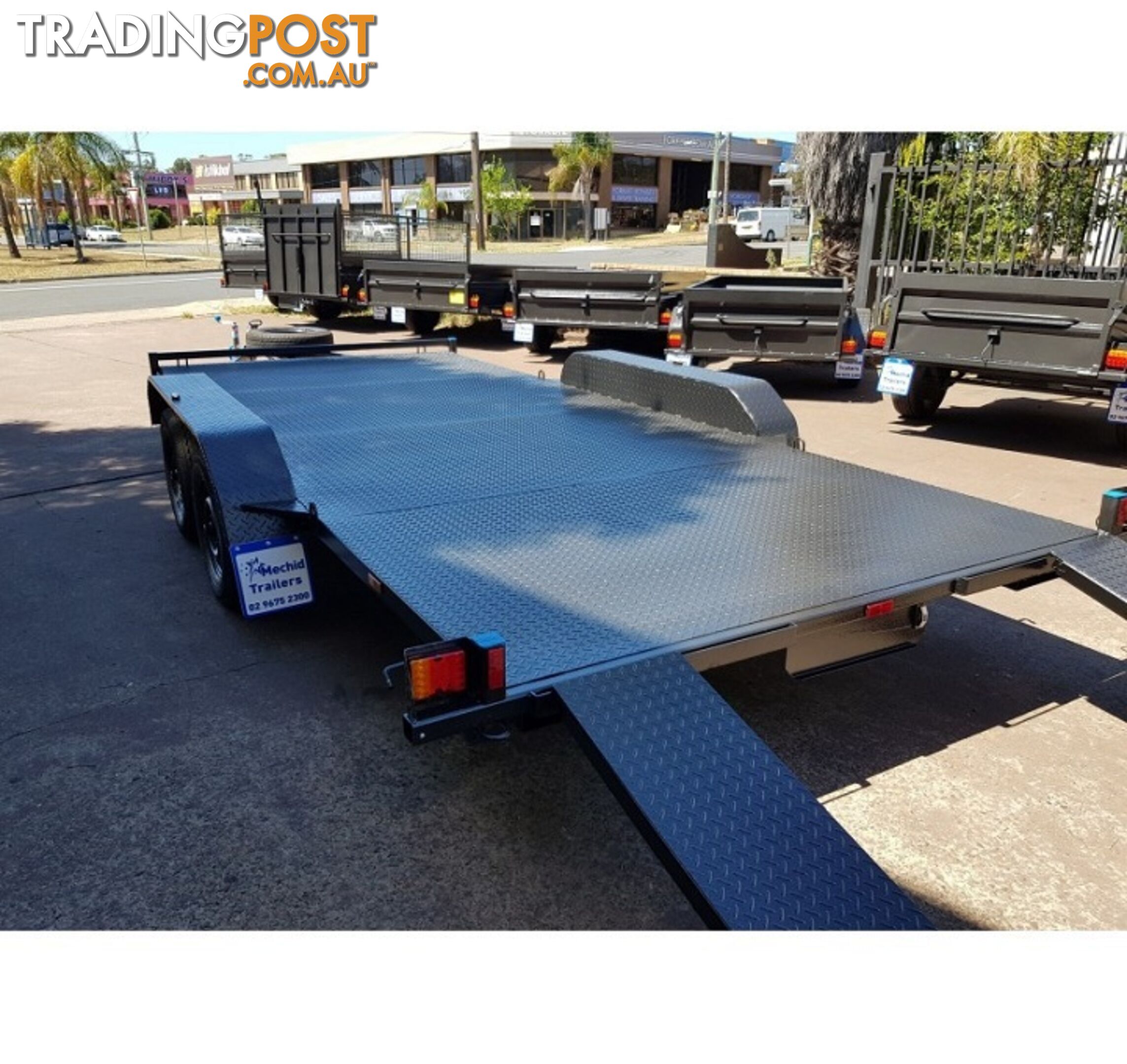 15Ã6.6 FT CAR TRAILER 2800KG GVM