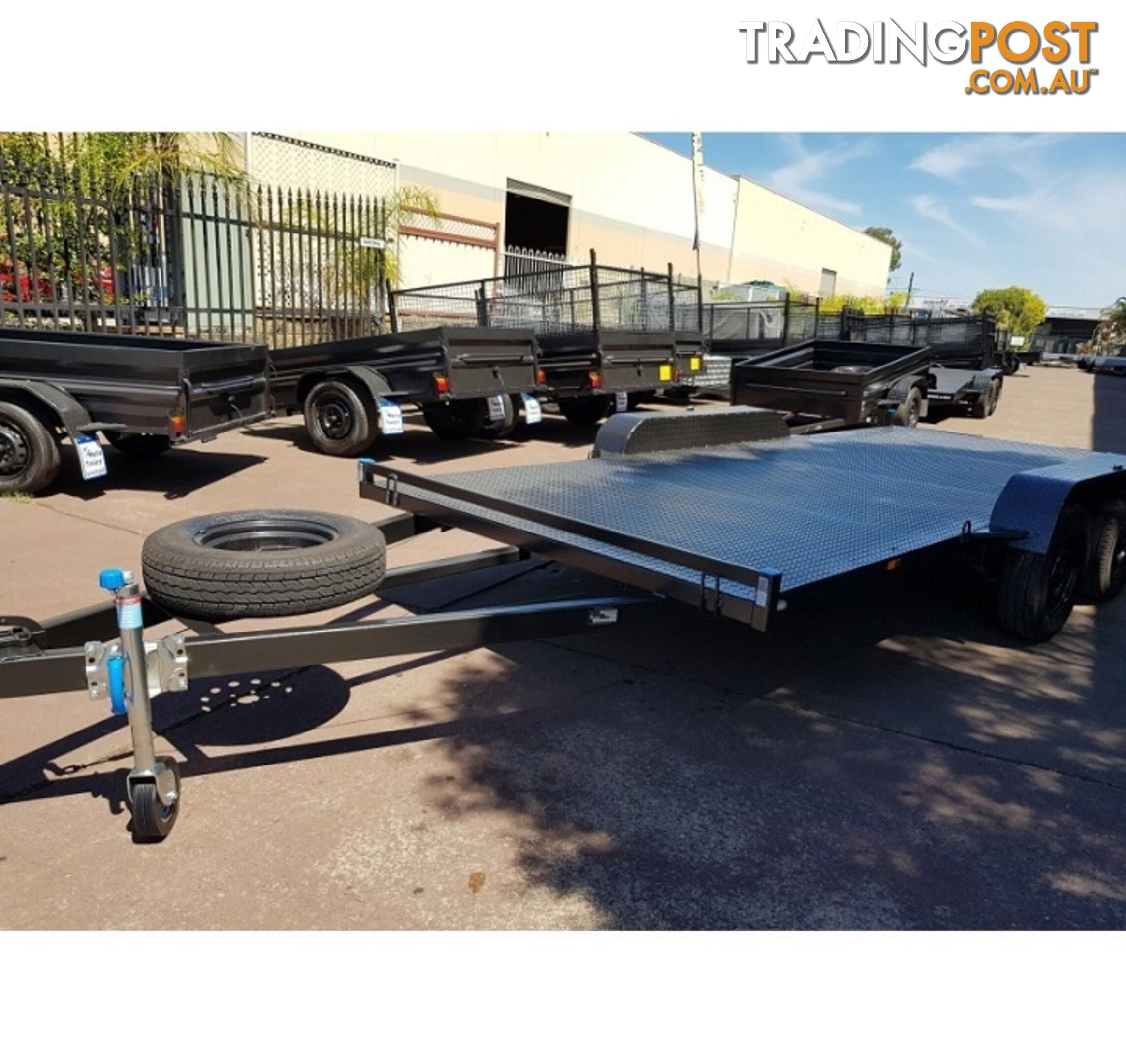 15Ã6.6 FT CAR TRAILER 2800KG GVM