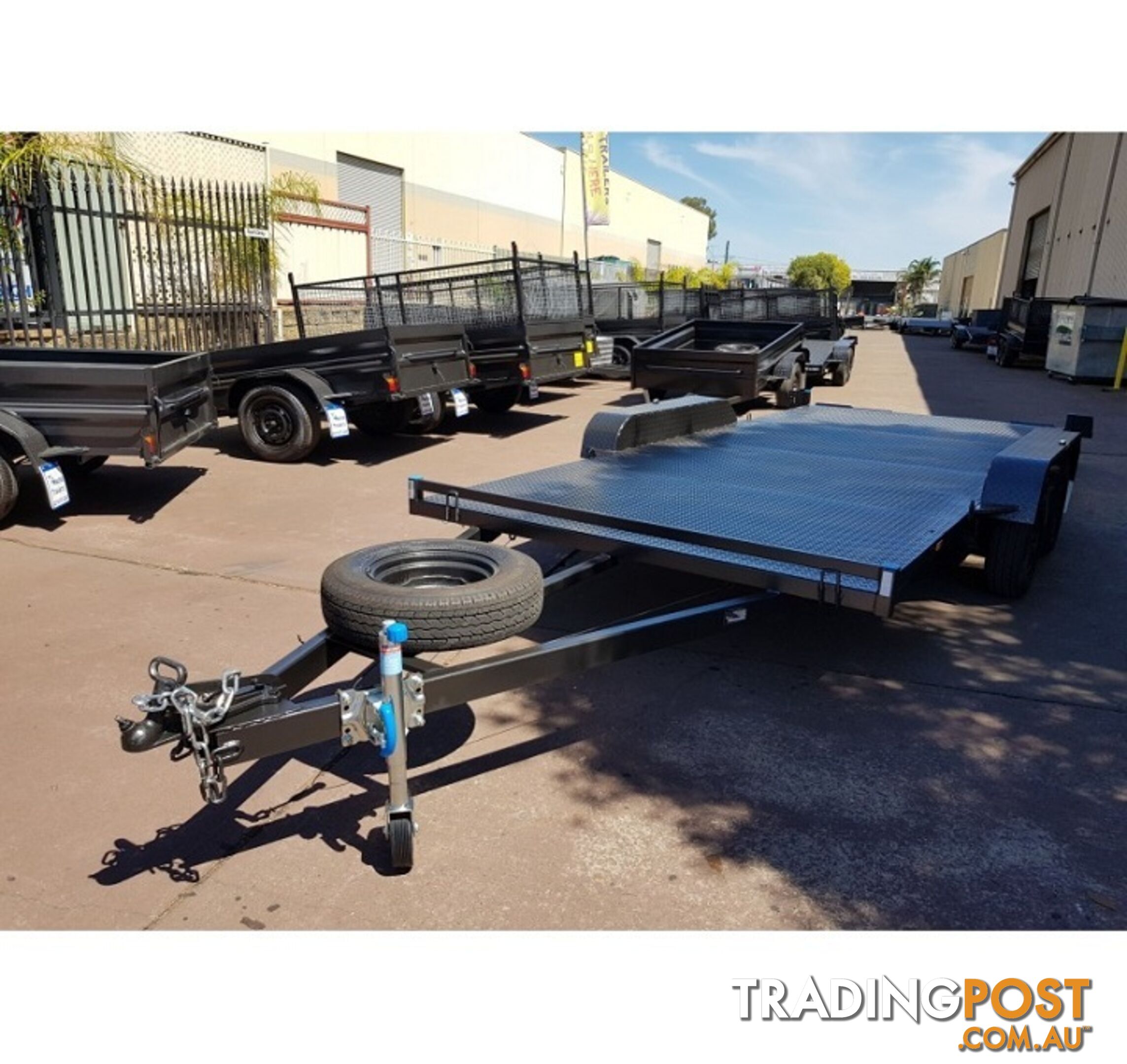 15Ã6.6 FT CAR TRAILER 2800KG GVM