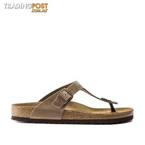 BIRKENSTOCK Gizeh Tabacco Brown Oiled Leather