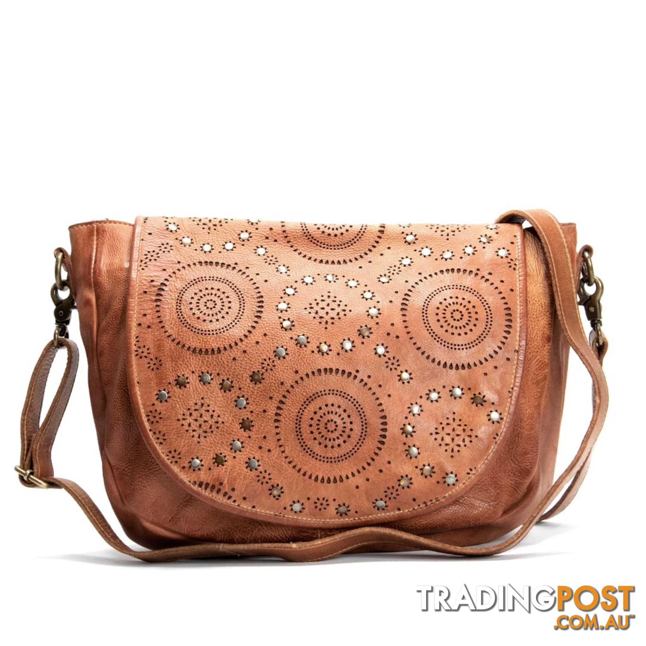 MAHSON & CO The Gypsy Concept Cross Body Bag Tan