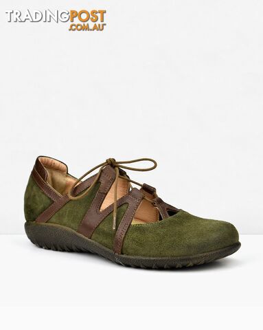 NAOT Timu Oil Olive Suede