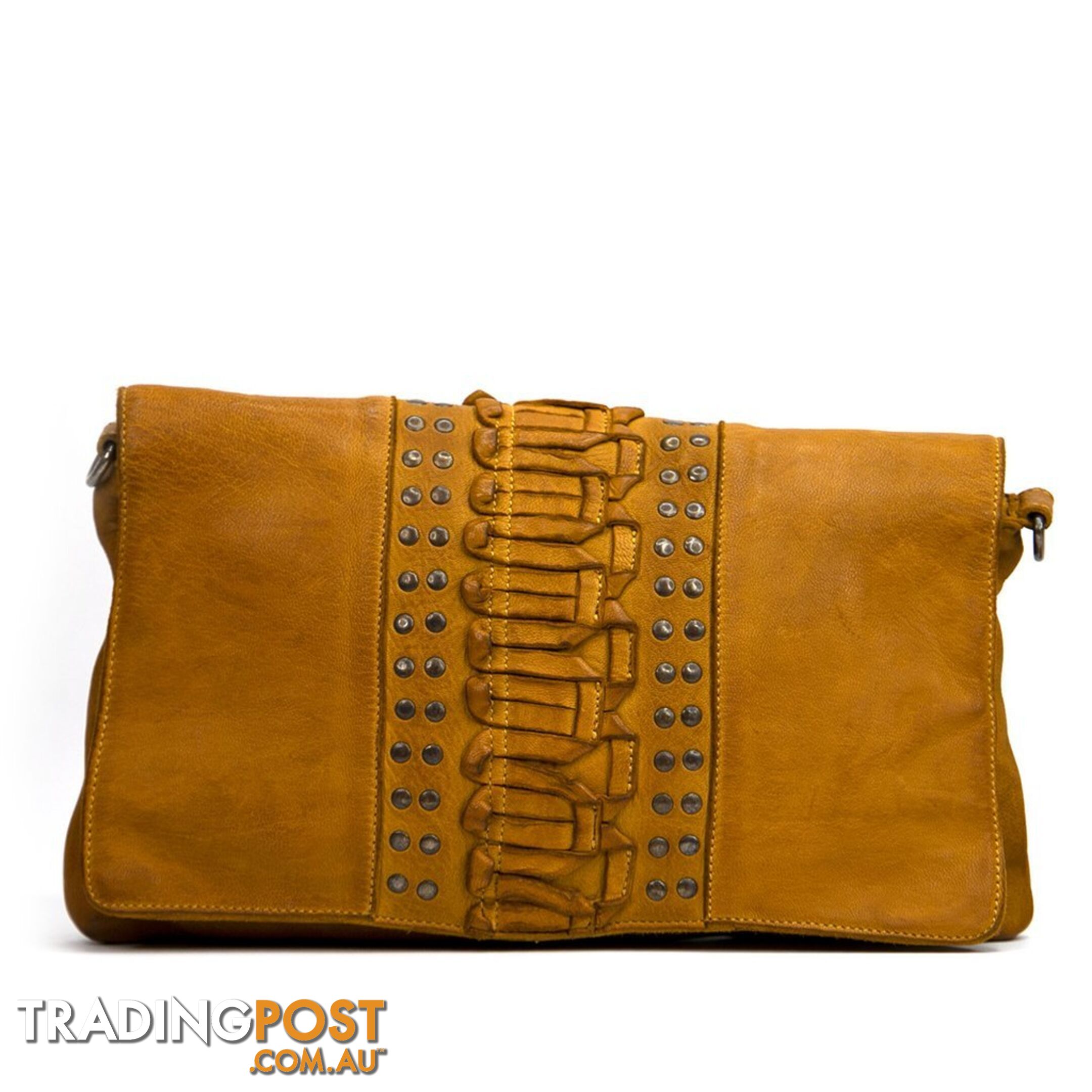 KOMPANERO Chika Mustard Crossbody Clutch