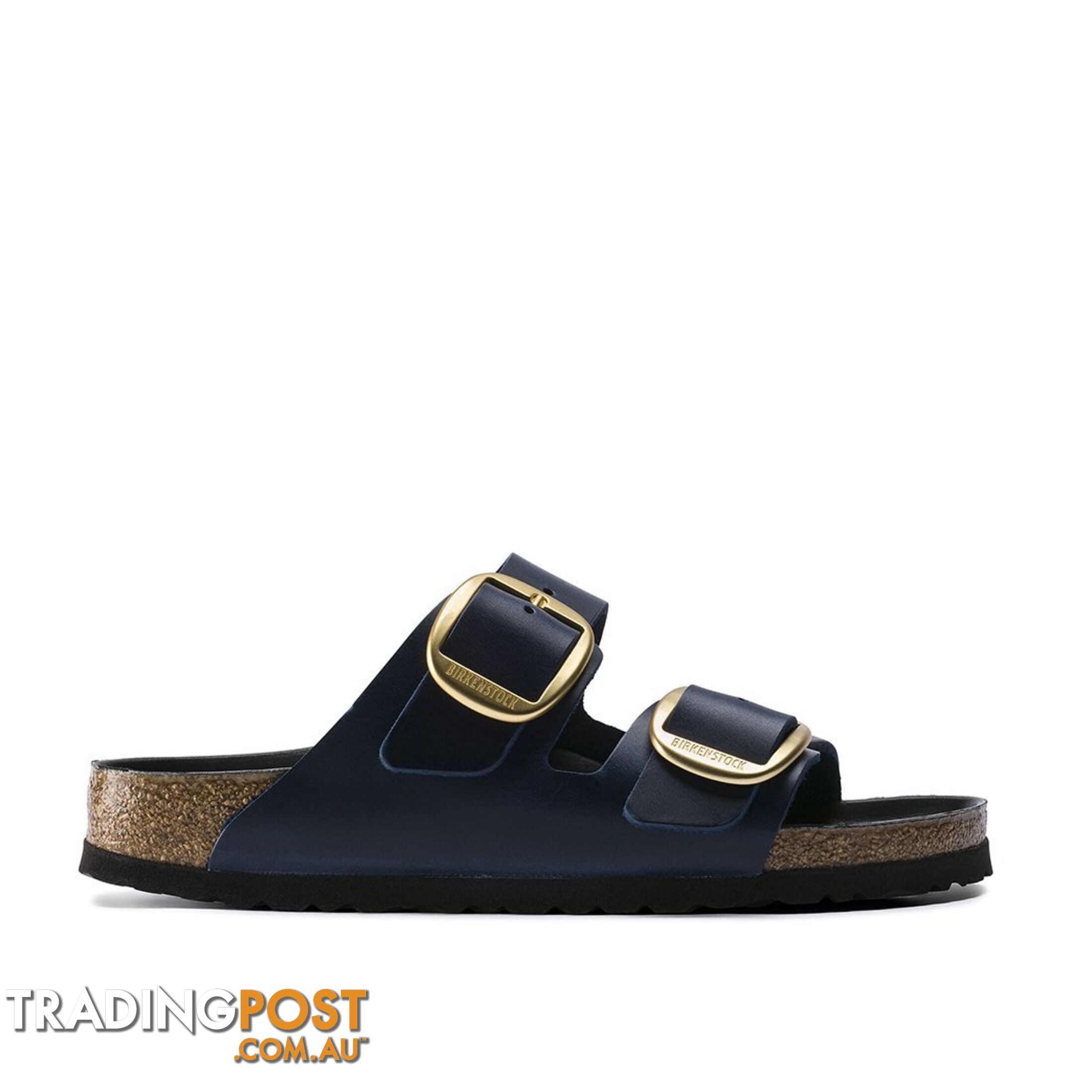 BIRKENSTOCK Arizona Big Buckle Blue Leather