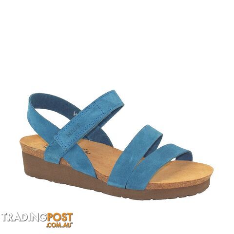 NAOT Kayla Wide Pacific Blue Suede