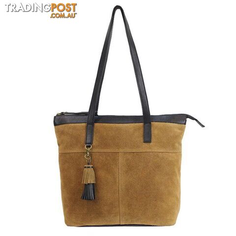 Jendi Medium Suede Leather Body Bag