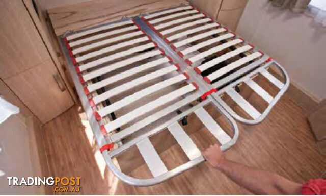Caravan Bed Frame Aluminum Double Split Head (M100-117) C2811K