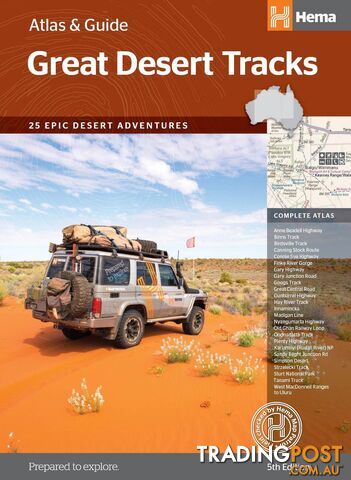 Hema Great Desert Tracks Atlas & Guide