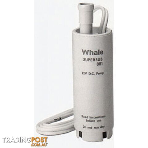 WHALE SUPERSUB 12V PUMP GP1352 12L/M RETAIL PACK