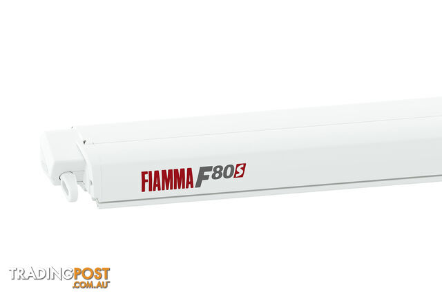 Fiamma F80S 2.9m Polar White Cassette Royal Grey Fabric Awning - photo 1 of 2