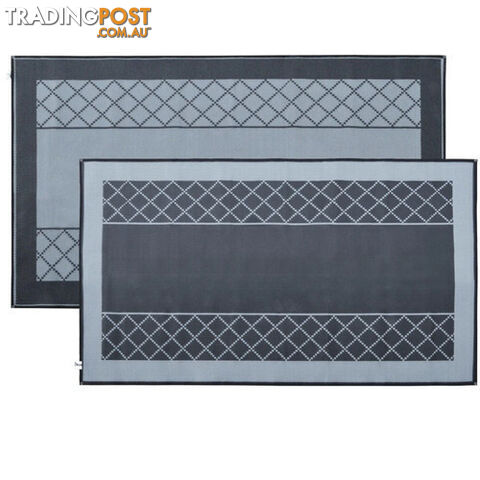 ACM Crisscross Plain Centre Annexe Mat Grey/Black