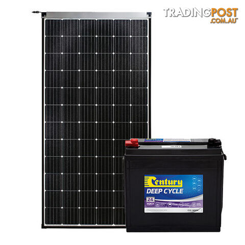 Century 140Ah AGM Deep Cycle Battery Bundle with eArc Flexible Solar Panel - photo 3 of 5