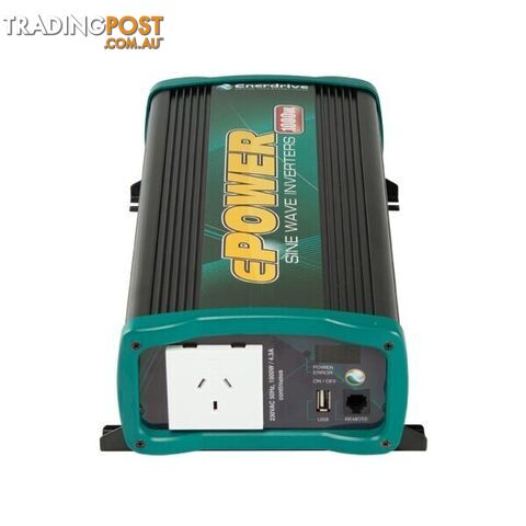 Enerdrive ePOWER Pure Sine Wave Inverter 1000W / 12 volt with remote