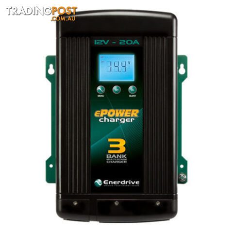 Enerdrive ePOWER 20A/12V Smart Charger - Three Output