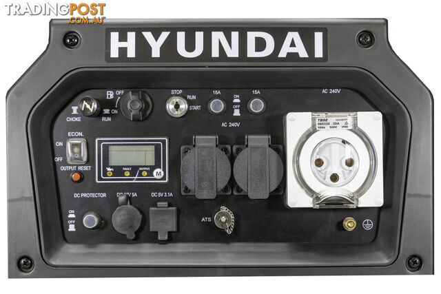 Hyundai HY6500SEi 6500 watt Inverter Generator - photo 5 of 6