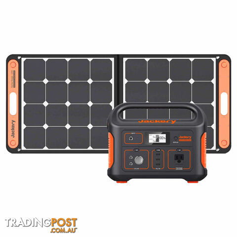 Jackery Explorer 500 Portable Power Station with SolarSaga 100W Folding Solar...