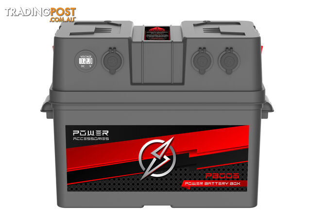 Power Accessories Portable Multi-Function Battery Box with LED light