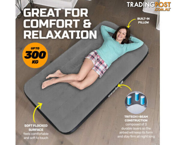 Bestway Double Inflatable Air Mattress with Built-In Pump - photo 4 of 6