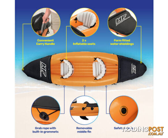 Bestway 3.21m x 88cm 2 Person Inflatable Kayak - photo 4 of 6