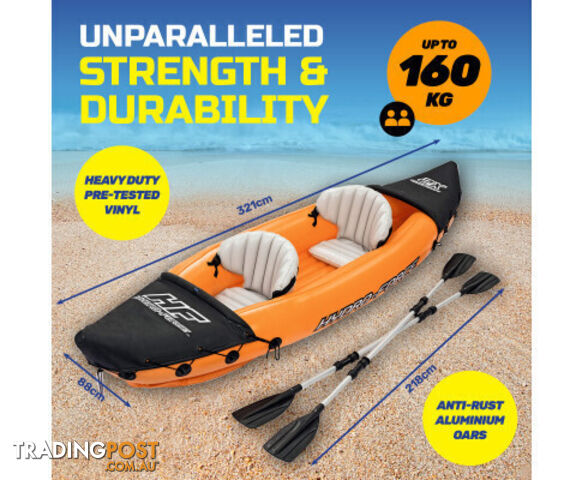Bestway 3.21m x 88cm 2 Person Inflatable Kayak - photo 3 of 6