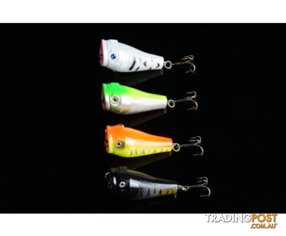DZ 5cm Poppers Fishing Lure Surface Tackle Fresh Saltwater 5 Pack