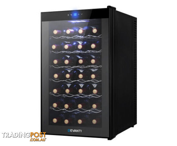 Devanti 28 Bottles Wine Cooler Fridge