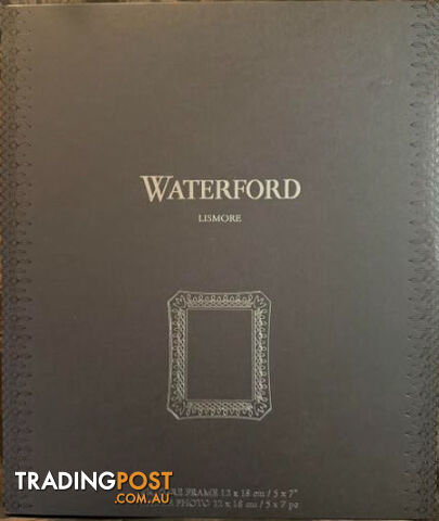 Quick sale - Waterford Lismore Crystal Picture Frame 5x7-New in Box