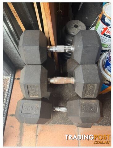 Quick Sale – Heavy Duty Hex Rubber Dumbbells