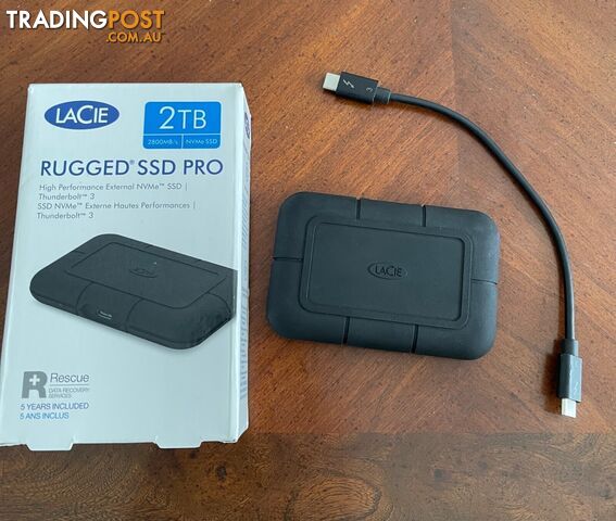 LaCie Rugged SSD Pro [BLACK, as new]