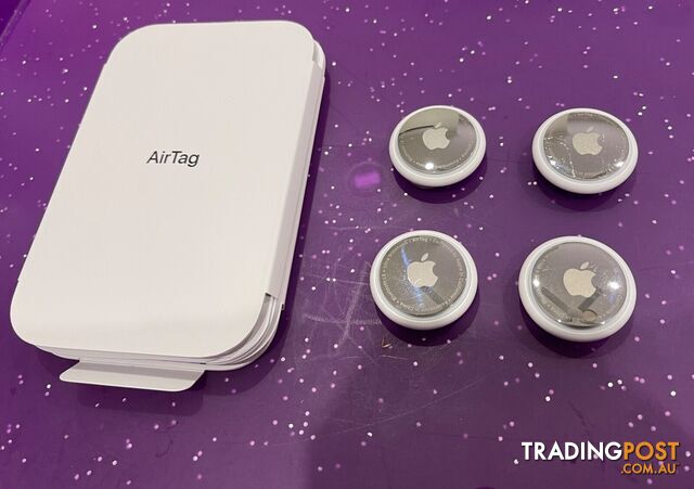 APPLE AirTags 4 Pack [Used once, No Box]