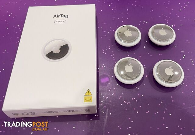 APPLE AirTags 4 Pack [Used once]