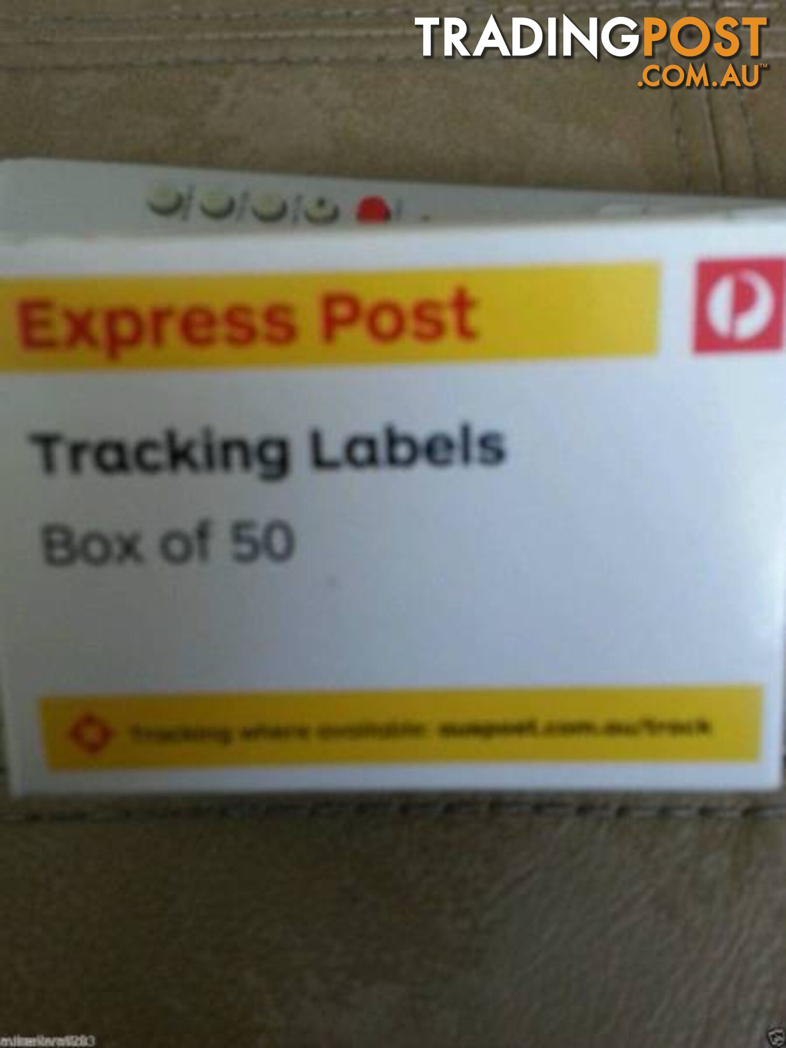 *50 Express post tracking labels. pickup 3168 or post FOR QUICK R