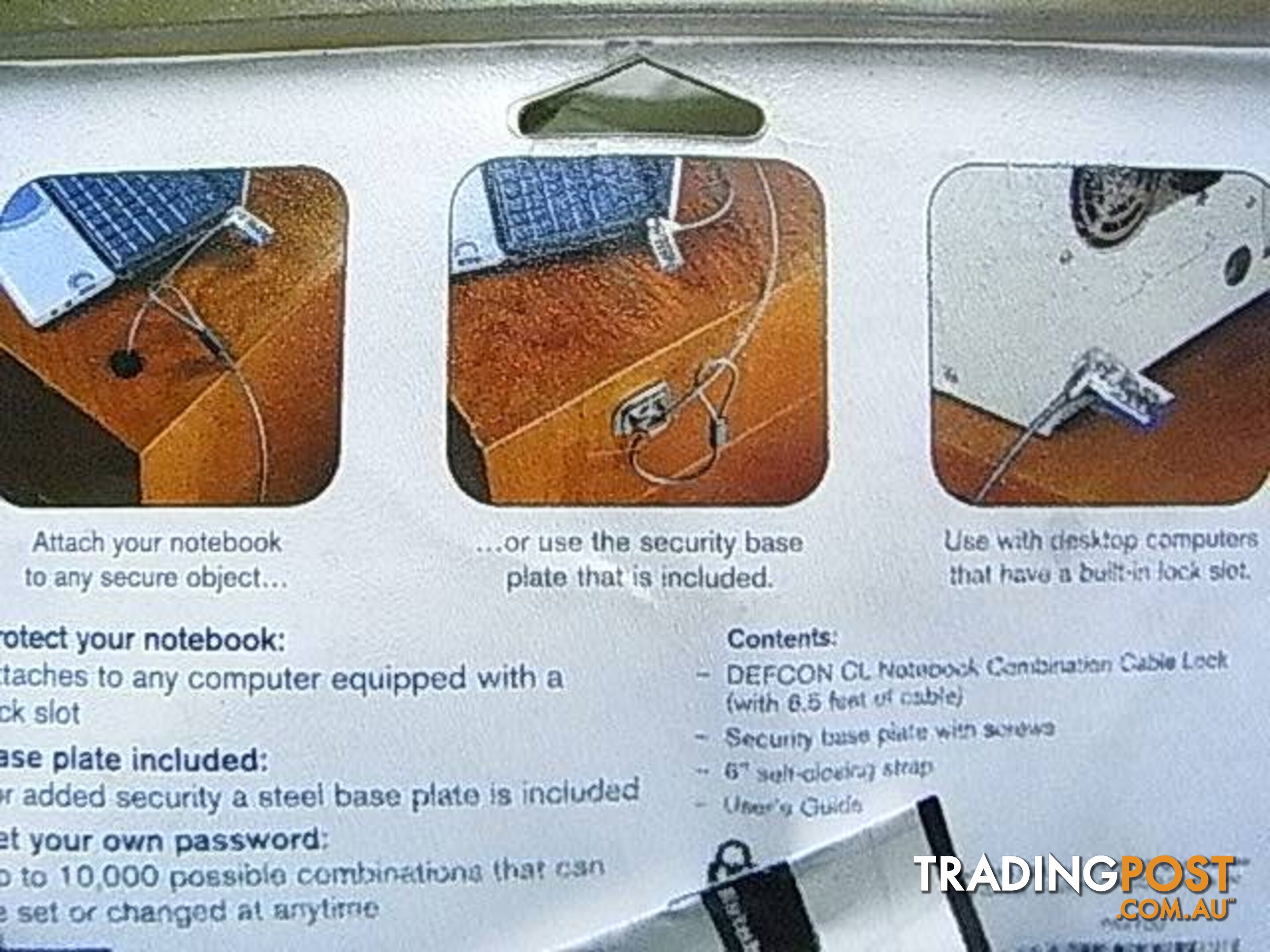 Targus 6.5' Defcon CL Laptop Cable Lock (PA410U) Security
