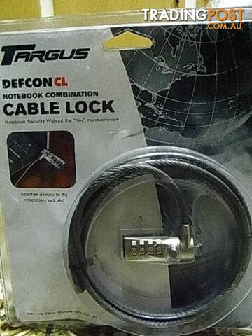 Targus 6.5' Defcon CL Laptop Cable Lock (PA410U) Security