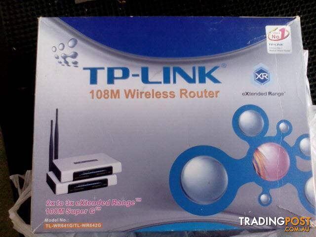 BRAND NEW TP-Link TL-WR642G 108 Mbps 4-Port 10100 Wireless G