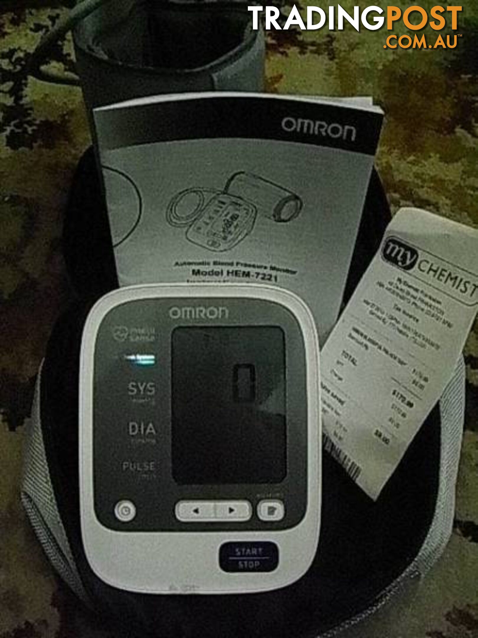 Omron blood pressure monitor HEM-7221 ARTG 10039 Brand New for qu