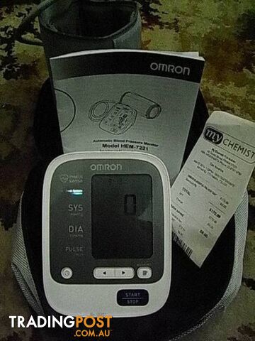 Omron blood pressure monitor HEM-7221 ARTG 10039 Brand New for qu